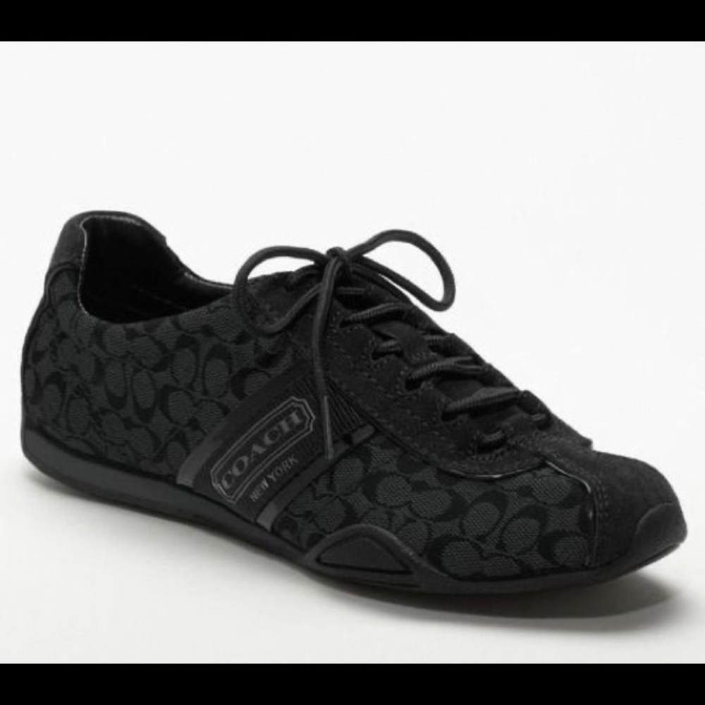 Coach black sneakers